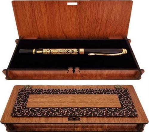 Osmanlı Tuğralı Metal Kalem Dekoratif Hediyelik