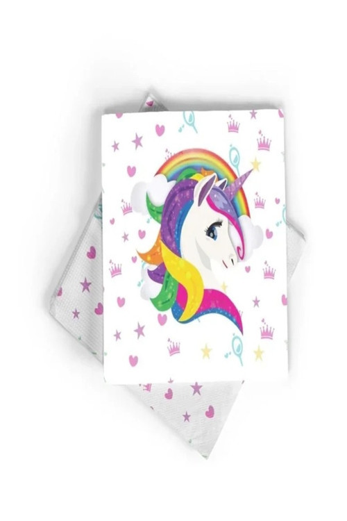 Unicorn Temalı Temaya Uygun Baskılı Doğum Günü Peçetesi 20 Adet