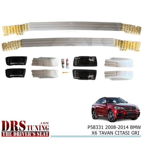 Bmw X6 E71 2008-2015 Model Gri Tavan Çıtası