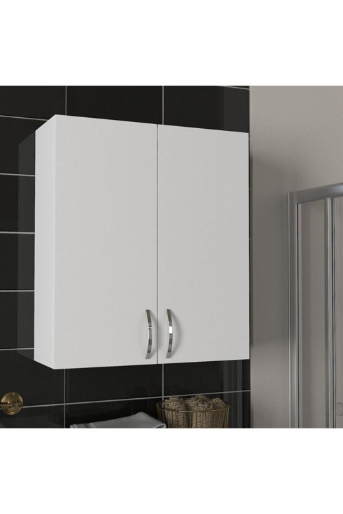 2 Kapaklı Çok Amaçlı Banyo Ve Mutfak Dolabı 50X25X70 Cm