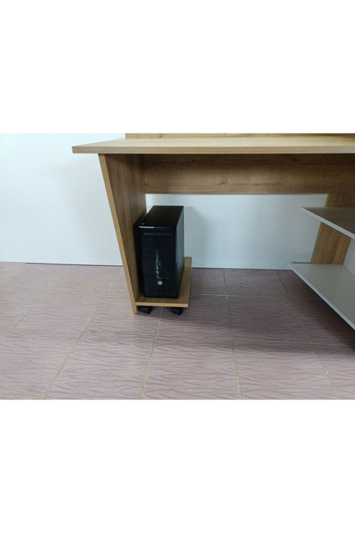Bilgisayar Kasa Taşıyıcı Sehpa 50X25X7,8 Cm (Meşe)