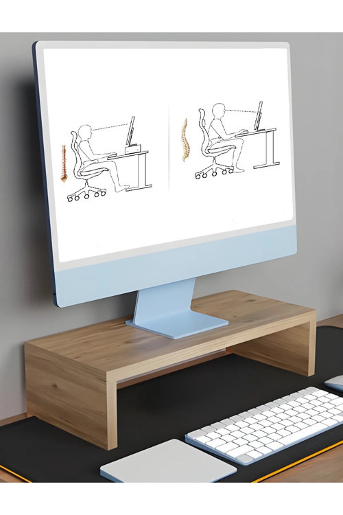 Bilgisayar Monitör Altlığı Yükselticisi 45 X 25 X 11,8 Cm