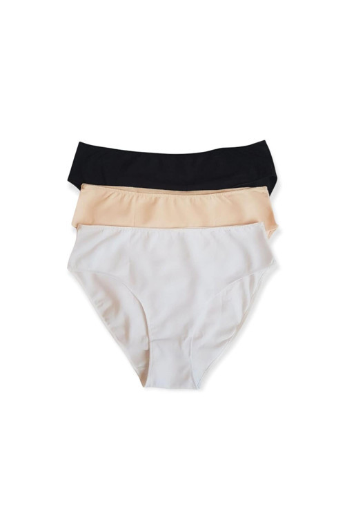 3'lü Paket Ince Dikişli Kadın Külot 1003