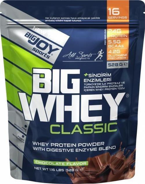 BigJoy Bigwhey Doypack 16 servis 528gr/Çikolata