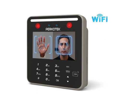 Perkotek YT 32 Yüz Tanıma ve Avuç İçi Damar Tanıma Cihazı Proximity kart Wifi Destekli Personel Takip Cihazı