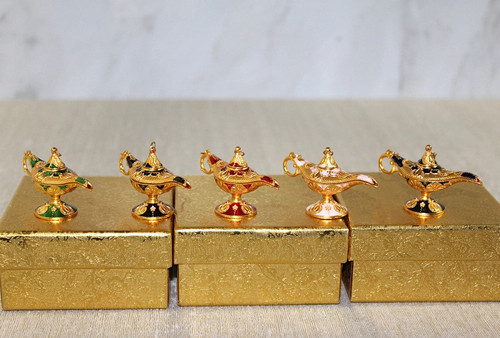Mineli Metal Alaaddin Lambası Model 6