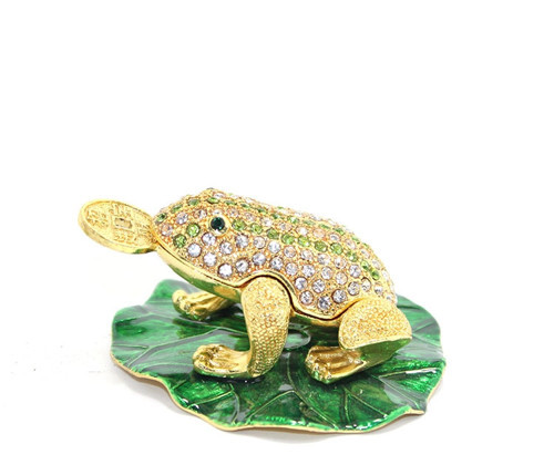 Swarovski Taşlı Tekli Kurbağa Model 2
