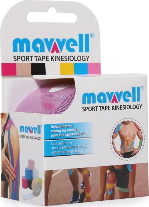 Tape Kinesiology Ağrı Bandı Kinesio Bant Sporcu Bandı Ağrı Bandı Mor 5 cm x 5 m