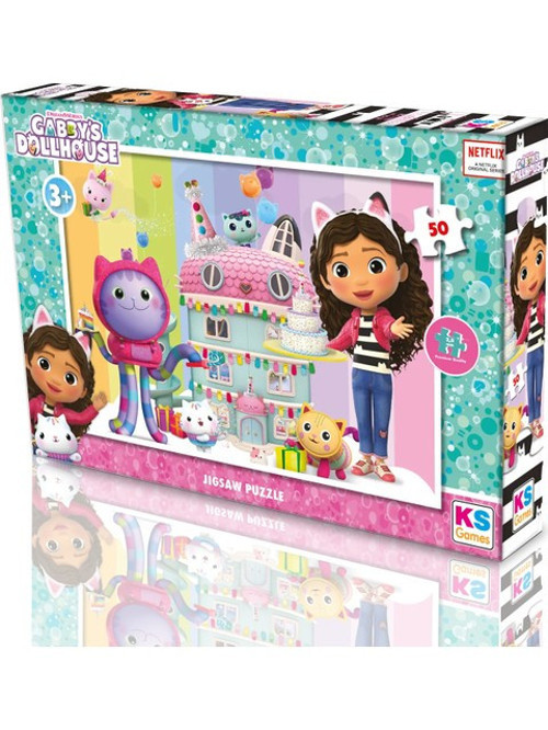 Gabbys Dollhouse Puzzle 50 Parça Gb709