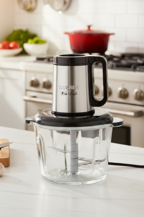 Ultra Geniş 3L Elektrikli Doğrayıcı & Blender – SK-06027