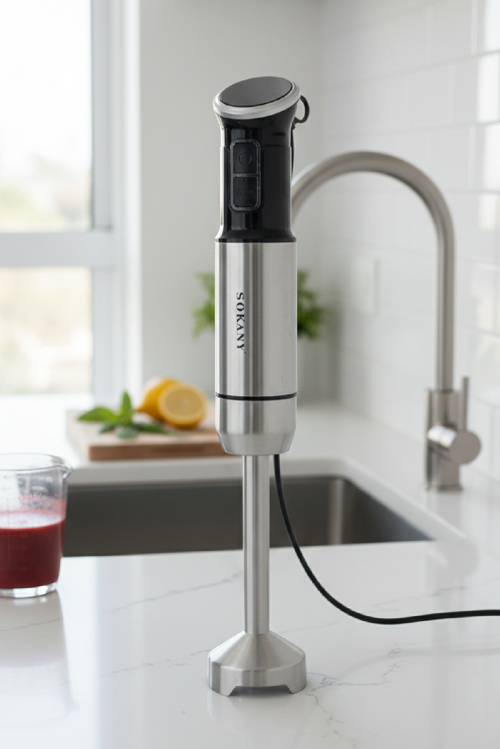 Profesyonel Paslanmaz Çelik El Blenderi 800W – SK-1729