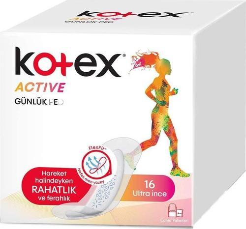 Active Ultra İnce Günlük Ped 16lı