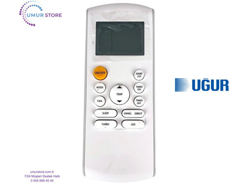 Uğur USMARTPLUS 12 I Uyumlu Klima Kumandası