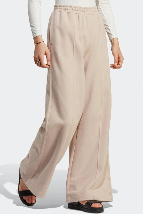 Essentials Wontau Taumer Pant Wide Leg Trousers Kadın Bol Kesim Geniş Paçalı Eşofman Altı Bej
