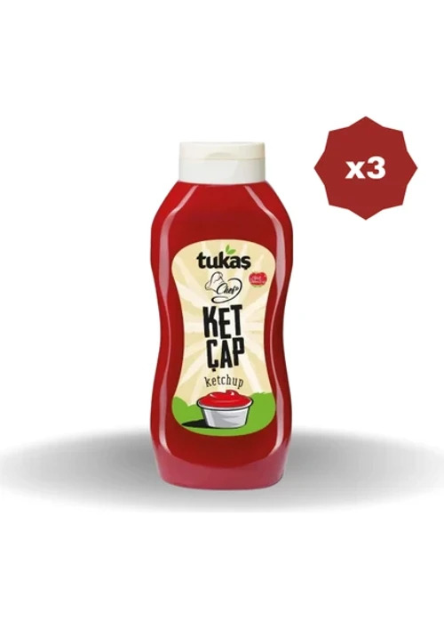 Ketçap Chef 600GR - (3 Adet)