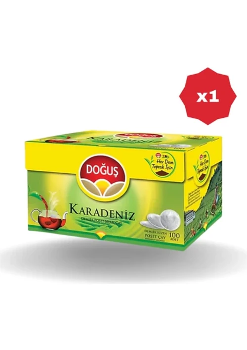 Karadeniz Demlik Poşet Çay 100'lü - (1 Adet)