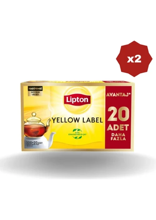 Yellow Label Demlik Çay 120’LI - (2 Adet)