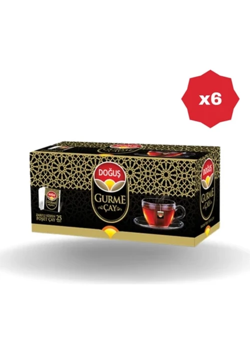 Gurme Bardak Çay 25'li - (6 Adet)