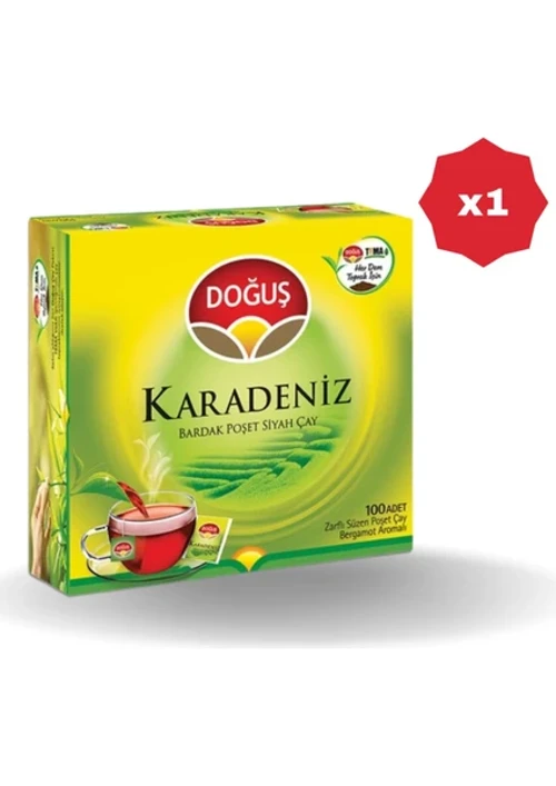 Doğu Karadeniz Bardak Poşet Çay 100'LÜ - (1 Adet)