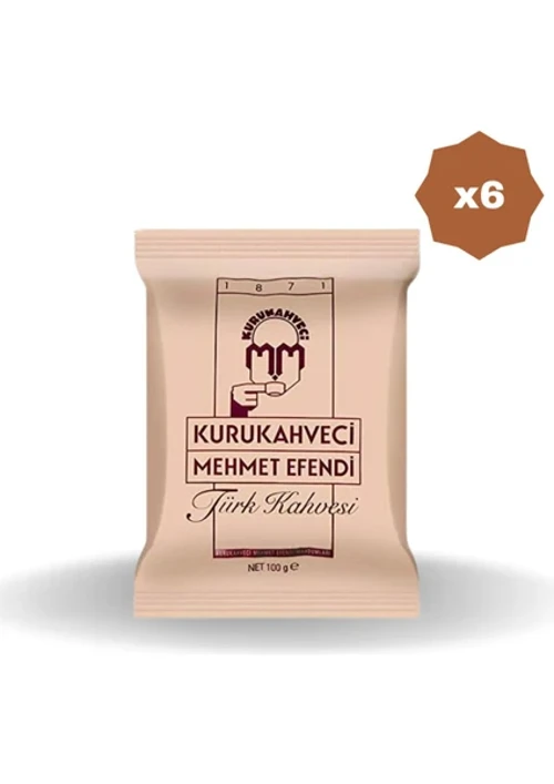 Mehmet Efendi Türk Kahvesi 100 gr - (6 Adet)
