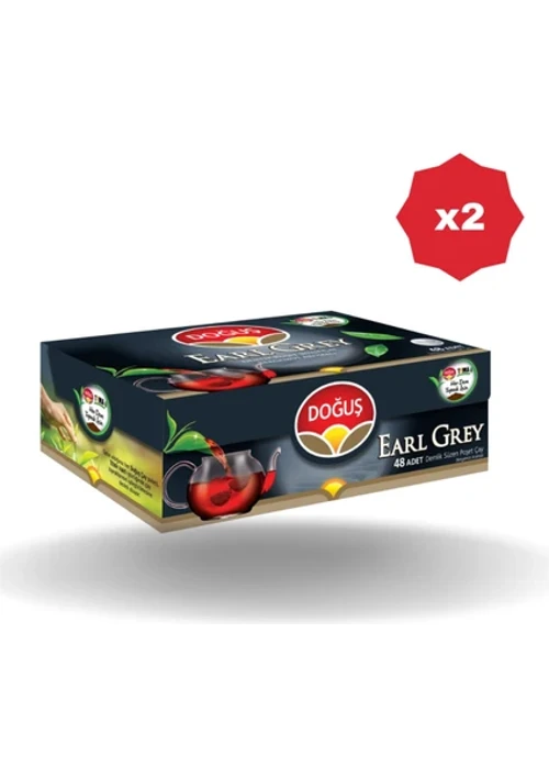 Early Grey Demlik Poşet Çay 48'li - (2 Adet)