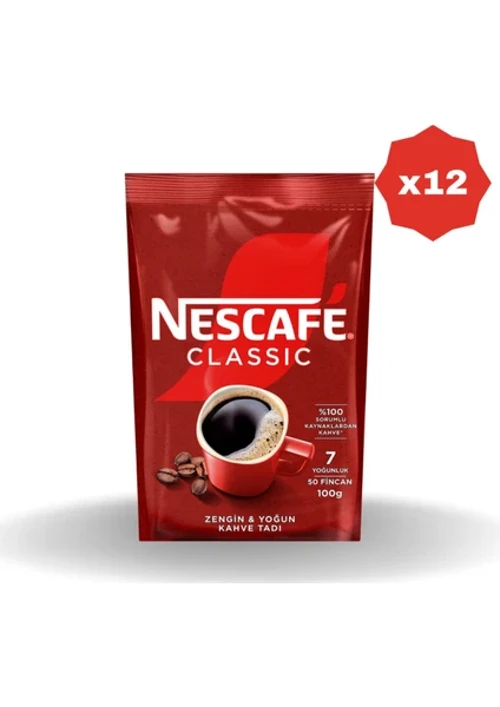 Classic Poşet 100 gr - (12 Adet)