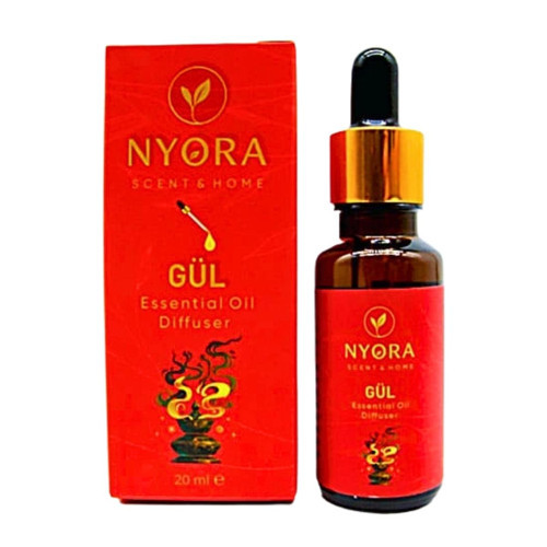 Mystica Gül Esansiyel Yağı (Diffuser Oil) Buhurdan Yağı 20ml