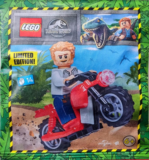 Jurassic World 122333 Owen with Motorcycle