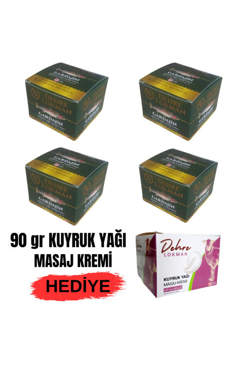 Gardajin Lüx Alabalık Yağı Kremi 70 Gr X 4 Ad.& Kuyruk Yağı Masaj Kremi Hediye