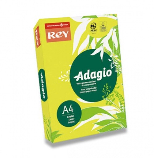 Renkli Fotokopi Kağıdı Renkli Kağıt A4 80 Gr Neon Fosforlu Sarı - 30 adet