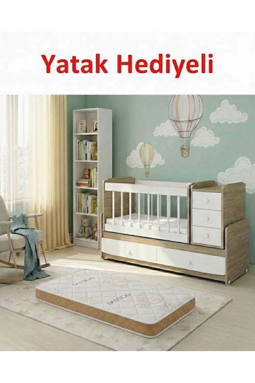 Rüya Yatak Hediyeli Sonomo Anneyanı Sallanır Çekmeceli Büyüyen Beşik