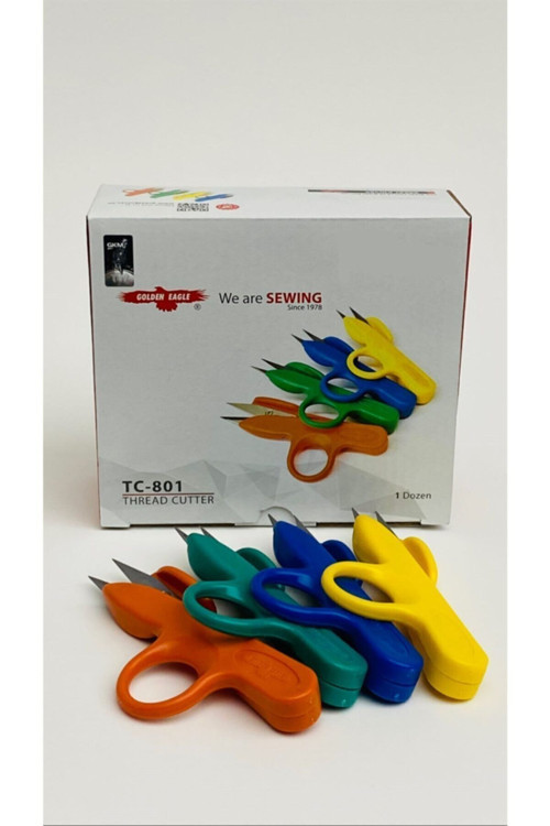 Makas Tc-801 Plastik Saplı 12 Adet
