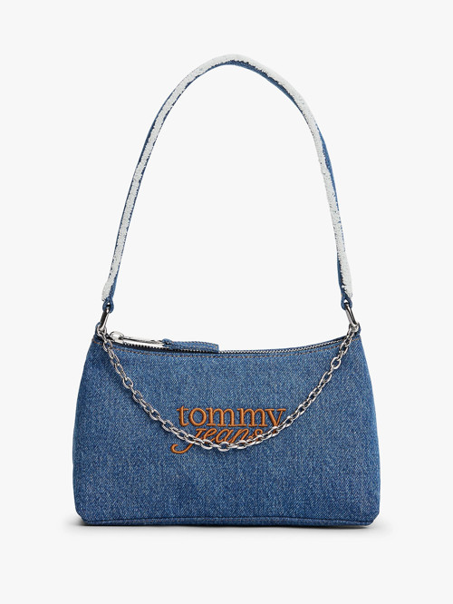 TJW Cool Denim Omuz Kadın Denim Omuz Çantası AW0AW185751A7