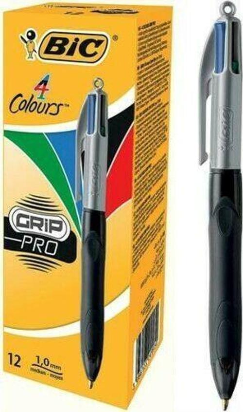 Tükenmez Kalem 4 Colours Grip Pro 12 Li Kutu 8922931