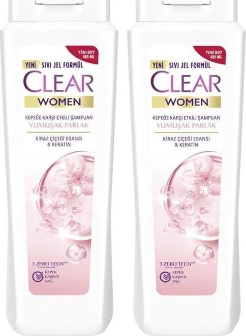 Kepeğe Karşı Yumuşak ve Parlak Saçlar Şampuan 485ML 2li Set