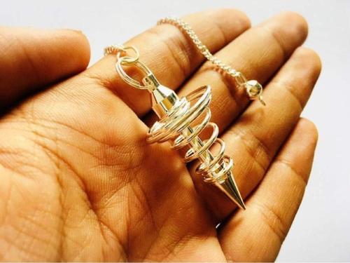 14 Ayar Altın Kaplama Pirinç Gold Pandül - Sarkaç 03