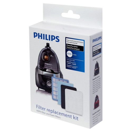 Philips Powerpro Active Fc8670/61 Uyumlu Fc8058/01 Filtre Seti - Kutulu - Versiyon 2