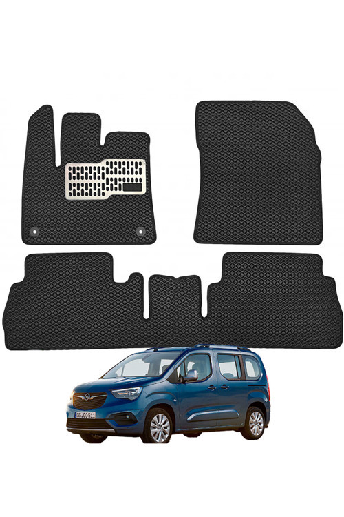 Opel Combo 2018+ Uyumlu Araca Özel Eva Oto Paspas Takımı