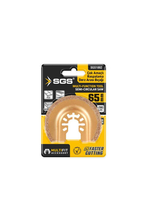 MULTI-TOOLS KESİCİ VE RASPALAMA DERZ ARASI TEMİZLEME KARBÜR 65MM