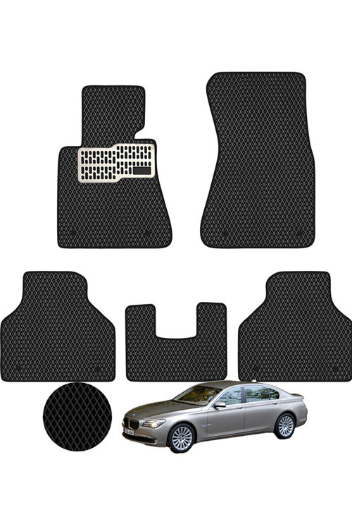 Bmw 7 Serisi F01 2008-2015 Uyumlu Araca Özel Eva Oto Paspas Takımı