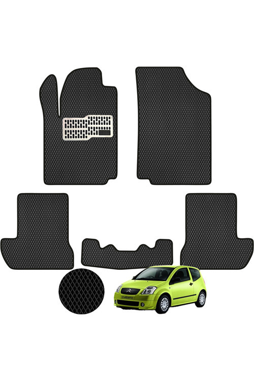 Citroen C2 2003-2009 Uyumlu Araca Özel Eva Oto Paspas Takımı