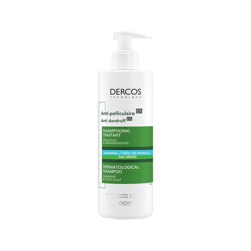 DERCOS ANTİ DANDRUFF NORMAL VE YAĞLI SAÇLAR İÇİN KEPEK KARŞITI ŞAMPUAN 390 ML