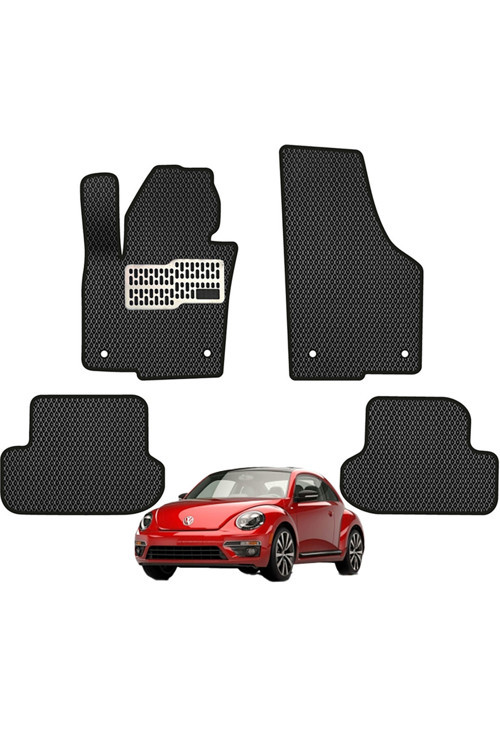 Volkswagen Beetle 2011-2019 Uyumlu Araca Özel Eva Oto Paspas Takımı