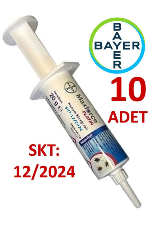 10 Adet Platin Hamam Böceği Jeli Kokusuz Böcek Ilacı Jel