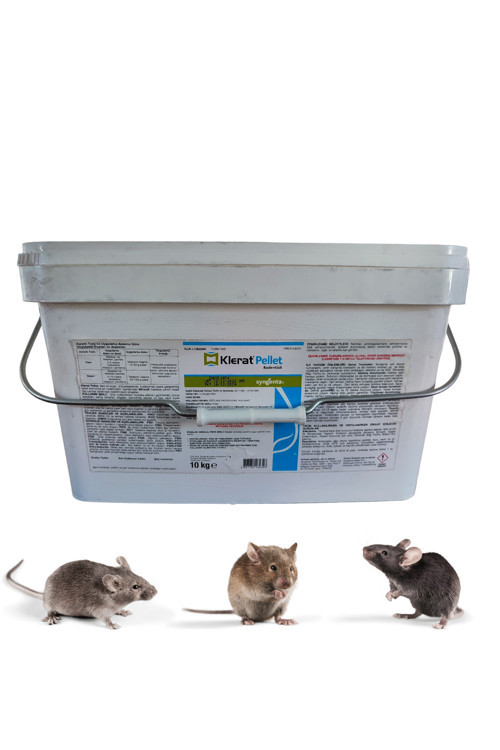 Klerat Pelet Fare Sıçan Zehiri Hazır Yem 10Kg