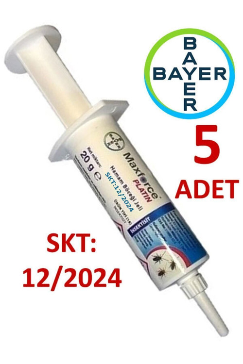 5 Adet Platin Hamam Böceği Jeli Kokusuz Böcek Ilacı Jel