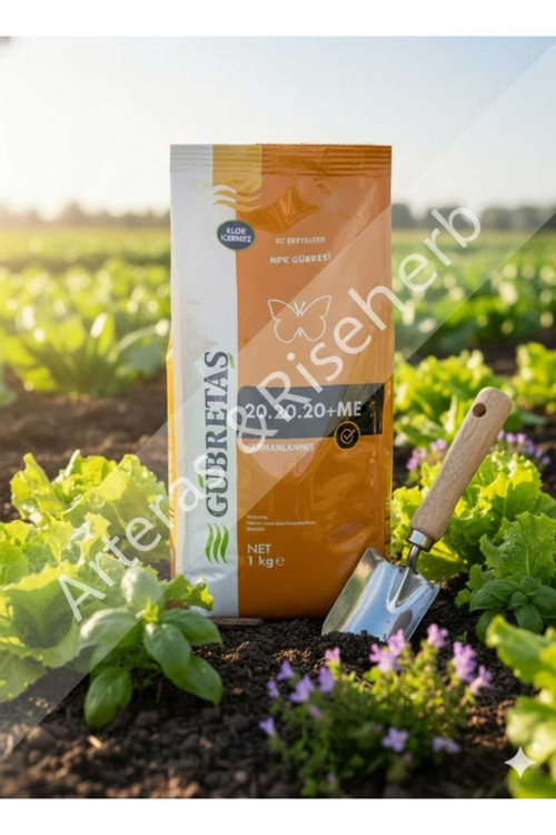 20.20.20 Me Npk Gübresi 1 Kg Toz Azot, Fosfor, Potasyum Me, Paket