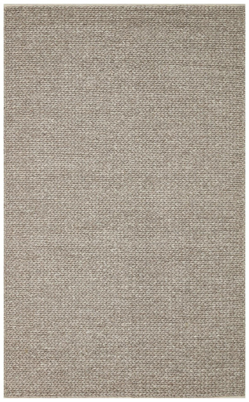 Jade Basketweave Brown Naturel Kazak Örgü Desenli El Dokuma Örgü Halı