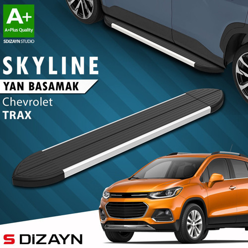 S-Dizayn Chevrolet Trax Skyline Aluminyum Yan Basamak 163 Cm 2013-2022 A+ Kalite