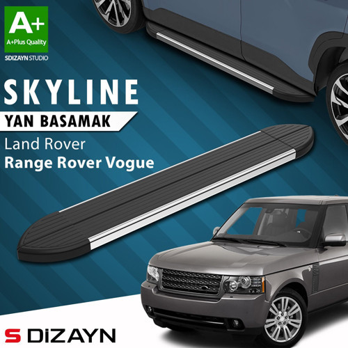 S-Dizayn Land Rover Range Rover Vogue 2 Skyline Krom Yan Basamak 183 Cm 2002-2012 A+ Kalite